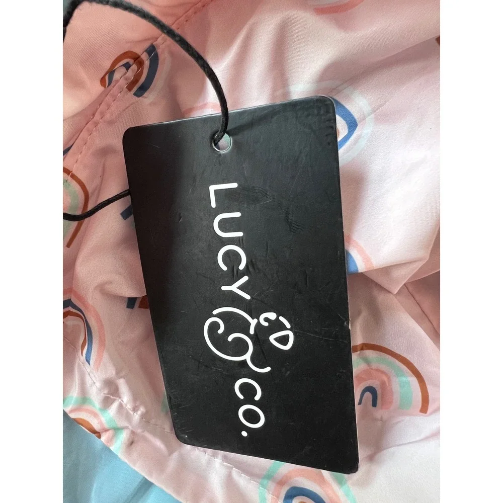 Lucy & Co Dog Rainbow Reversible Raincoat